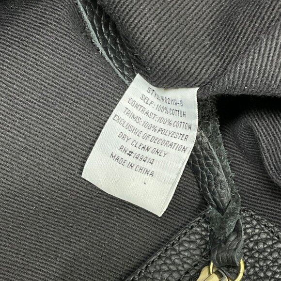 Johnny Was Workshop Molly Tote Weekender Bag Black Floral Embroidery Leather - Picture 15 of 15